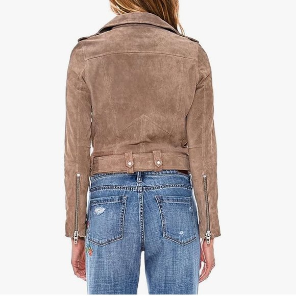 BLANK NYC Suede Leather Motorcycle Jacket - Picture 2 of 5